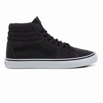 Vans Suede Sherpa SK8-Hi - Miesten Korkeavartiset tennarit - Obsidian/Mustat